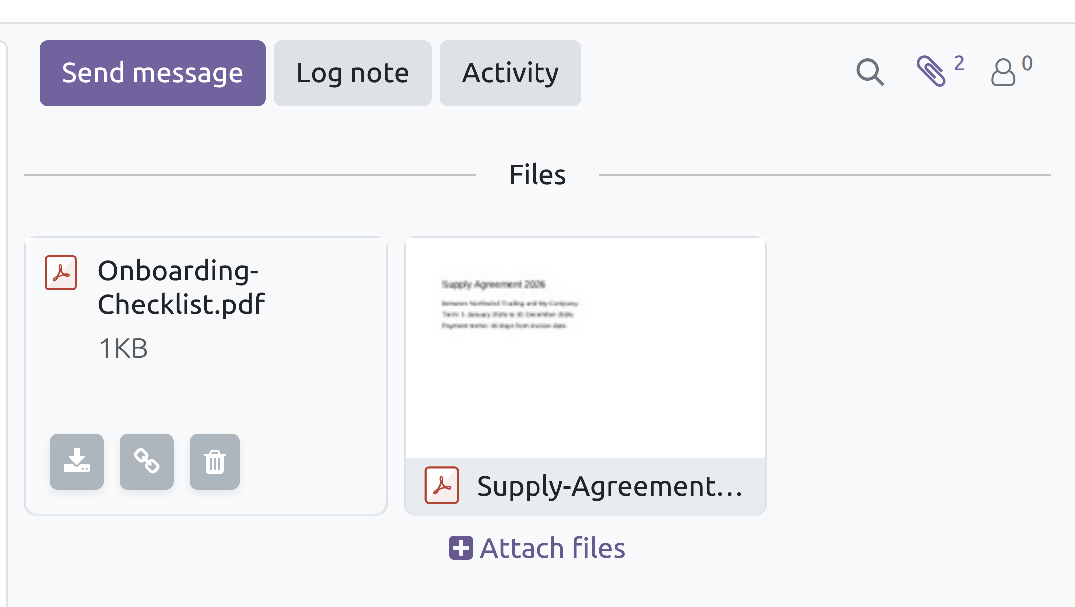 Direct Download Base in Odoo — main screenshot